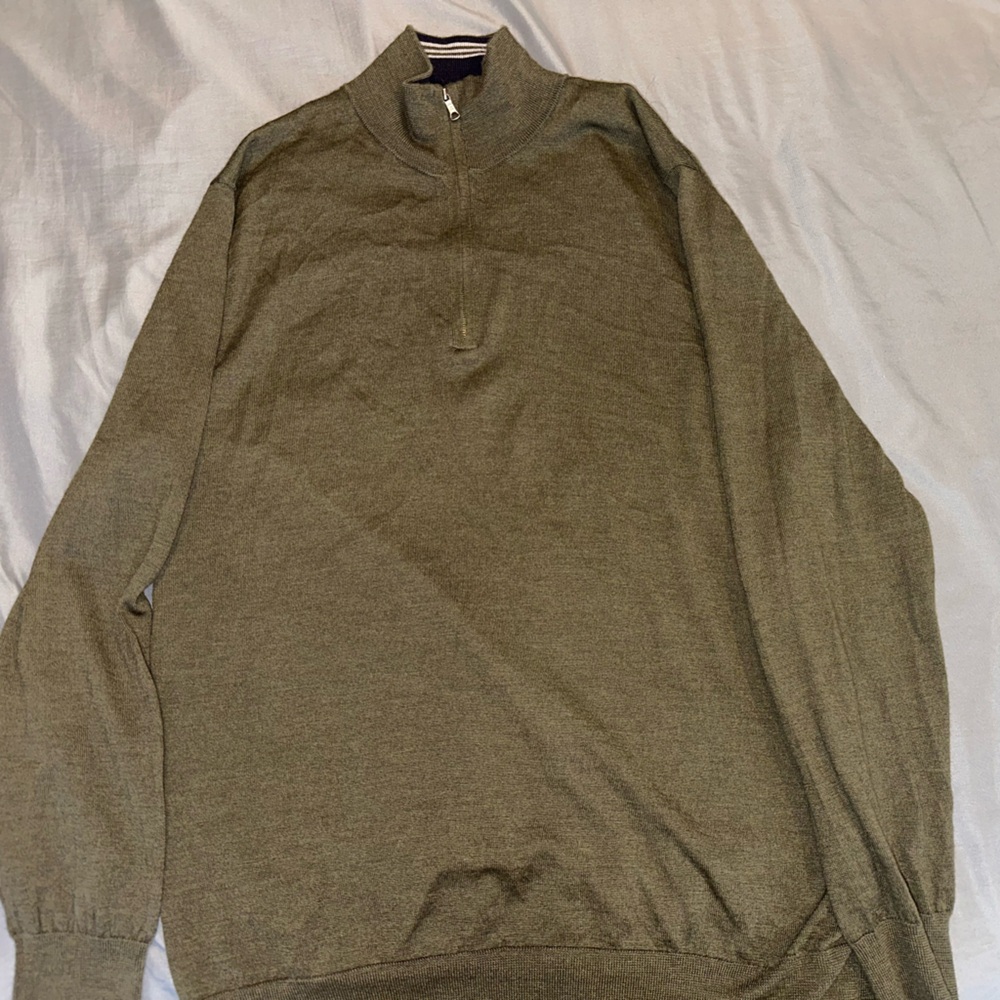 Brooks Brothers Men's Olive‎ Green Sweater